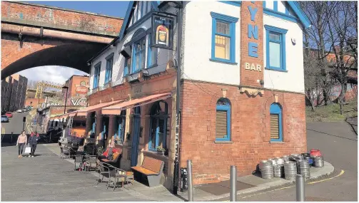  ??  ?? Tyne Bar at Ouseburn is now serving Sunday lunches