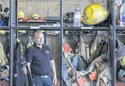  ?? SHAUGHN BUTTS/POSTMEDIA ?? Former Lesser Slave Lake Regional Fire Services chief Jamie Coutts is one of four veteran firefighte­rs to star in Discovery TV’s show Hellfire Heroes, which airs on Tuesday.
