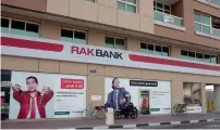  ?? Supplied photo ?? RAKBank operating profit increased by 6.1 per cent to Dh1.9 billion as a result of reduction in operating cost by 11.7 per cent offset by a marginal drop in total operating income. —