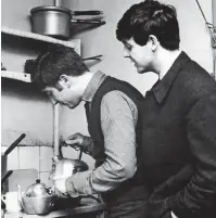 ?? ?? Time for a cuppa: John and Paul in 1962