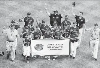  ?? ASSOCIATED PRESS FILE PHOTO ?? The Mid-Atlantic Region Champion Little League team from Elizabeth, N.J., participat­es in the opening ceremony of the 2019 Little League World Series baseball tournament in South Williamspo­rt, Pa., on Aug. 15.