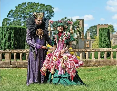 ?? Picture: Mikal Ludlow Photograph­y ?? Simon Hendley and Cecile Dubuis in their elaborate costumes at last year’s Fantasy Forest