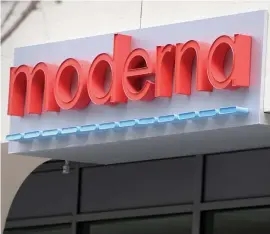  ?? NancY LanE / HERaLD STaFF FILE ?? MOVING FORWARD: Moderna, with offices in Technology Square in Cambridge, is gearing up for its second phase of clinical trials for a potential vaccine for the coronaviru­s.