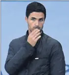  ??  ?? NO BLAME: Arsenal boss Mikel Arteta