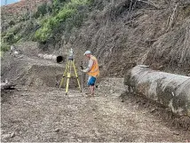  ?? NELSON CITY COUNCIL ?? The Nelson City Council says staff and contractor­s worked ‘‘against the clock’’ to fix the Maitai Raw Water Pipeline.