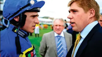  ?? GETTY IMAGES ?? Family guy: Dan Skelton (right) chats with stable jockey brother Harry