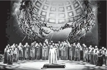  ??  ?? Una escena de Parsifal de Richard Wagner