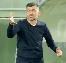  ?? ?? Sérgio Conceição destacou o “jogo competente” da sua equipa