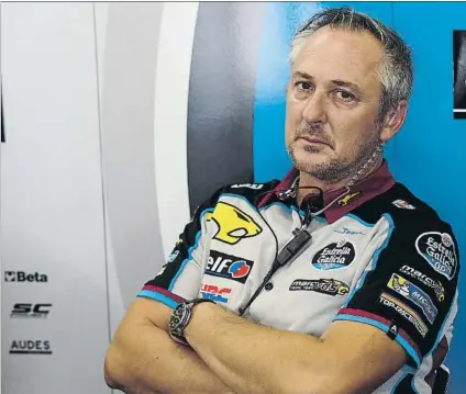  ?? FOTO: F. KIRN ?? Michael Bartholemy en el punto de mira Se ha destapado su mala gestión al frente de los equipos de Moto2 y MotoGP Marc VDS