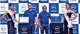  ??  ?? From left: Dell Technologi­es Sri Lanka Country Manager Chrishan Fernando and Marketing Manager Ruwan Gamage introducin­g the new Dell G Series portfolio to Sri Lanka