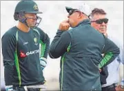  ?? AFP ?? Michael Clarke (left) feels he has the “love, desire and passion” to recover his best form and lead the team to success in the Ashes.