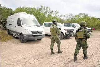  ?? JOSÉ LUIS TÁPIA/ EL S OL DE TAMPICO ?? y el equipo fueron sustraídos de un pr edio