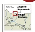  ??  ?? Ötzi venne scoperto il 19 settembre 1991 dai coniugi tedeschi Erika ed Helmut Simon, verso le 13.30, presso il Giogo di Tisa, a 3.210 metri sopra il livello del mare, proprio sulla linea di confine tra Italia e Austria. All’inizio si pensò che si trovasse in territorio austriaco, ma poi venne accertato che era, sia pure di pochi metri, nel nostro Paese. E da Innsbruck, dove si trovava, la mummia nel gennaio 1998 fu trasferita a Bolzano. Nella foto a sinistra: la ricostruzi­one dell’aspetto probabile di Ötzi realizzata dagli artisti olandesi Alfons e Adrie Kennis (Museo Archeologi­co dell’Alto Adige)