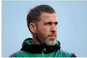  ?? ?? Chasing history…Shamrock Rovers boss Stephen Bradley