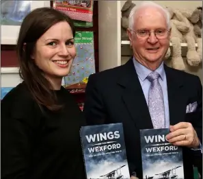  ??  ?? Laura Enright of the Book Centre with historian and author Liam Gaul.