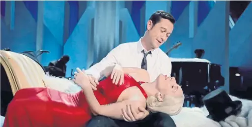  ?? YOUTUBE ?? The questionab­le lyrics of “Baby, It’s Cold Outside” didn’t stop Lady Gaga and Joseph Gordon-Levitt from performing it on a TV special in 2013.