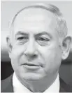  ??  ?? Israeli Prime Minister Benjamin Netanyahu is accused of accepting nearly $300,000 US in gifts from a pair of billionair­es.