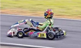  ??  ?? kEl piloto de karting Martín Arias correrá en tres pruebas en Estados Unidos.