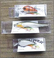  ?? (NWA Democrat-Gazette/Flip Putthoff) ?? Custom-painted lures are packaged and ready for customers.