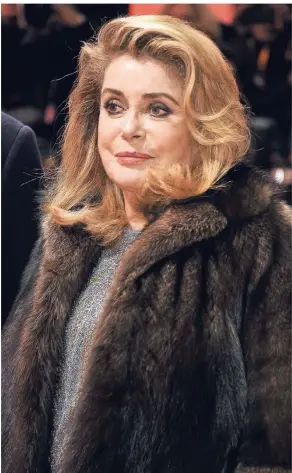  ?? FOTO: DPA ?? Königin des europäisch­en Kinos: Catherine Deneuve in Berlin.