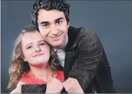  ?? Christina House Los Angeles Times ?? ALEX WOLFF and Milly Shapiro bonded on the set of horror film “Hereditary” as siblings in a family with a troubled legacy. “She was my little sister,” Wolff says.