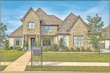  ??  ?? French Constructi­on's entry at 6309 Wentworth Drive in Edmond's Oak Tree addition won Best Overall in the $675,000-$749,999 category of the Parade of Homes Fall Classic.