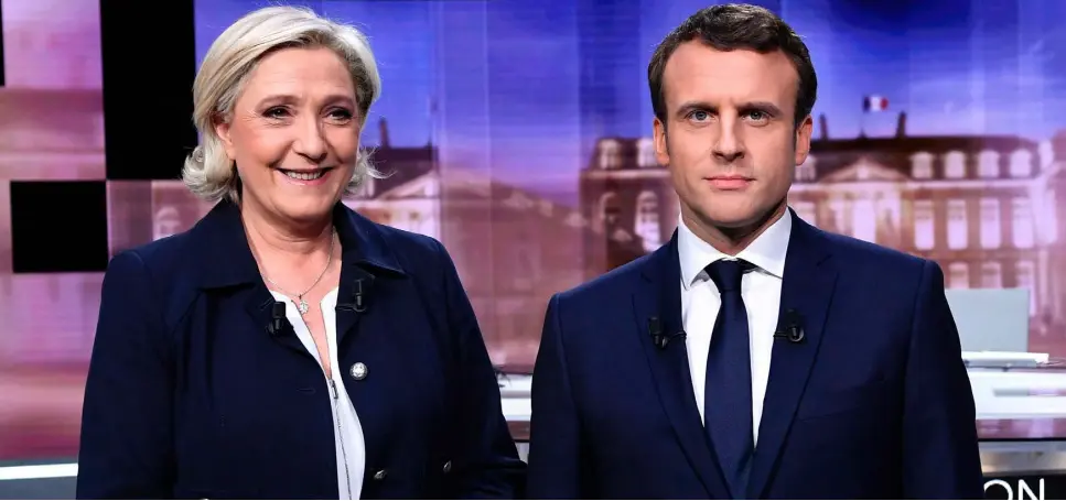  ??  ?? FIGHT TO THE FINISH: The far-right presidenti­al candidate Marine Le Pen did best in the north-eastern rust belt in the first round of voting, whilst the centrist Emmanuel Macron picked up more votes in prosperous western areas