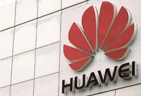  ?? REUTERS PIC ?? Huawei uses the VxWorks operating system, which is made by California-based Wind River Systems.