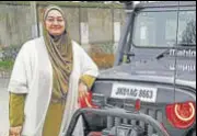  ?? WASEEM ANDRABI/HT ?? Dr Sharmeen Mushtaq Nizami runs a trust for cancer patients besides being an extreme mountain trail motor-sport traveller.