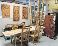  ??  ?? THE DAVID ALLEN Collection in the Cedros Avenue Design District has distinctiv­e furniture, accessorie­s and folk art.