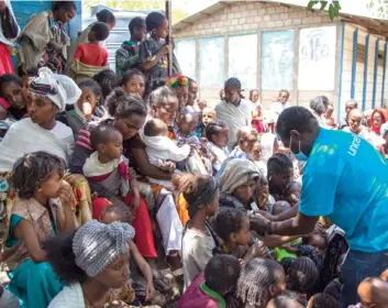  ?? DR ?? UNICEF apela ao reforço do apoio para se evitar uma catástrofe nos campos de assistênci­a “infantil”