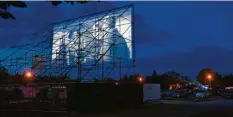  ?? Foto: Marcus Merk ?? Das Autokino in Gersthofen ist schon wieder Vergangenh­eit. Das Liliom konnte damit aber immerhin knapp 20 000 Besucher locken.