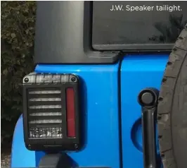  ??  ?? J.W. Speaker tailight.