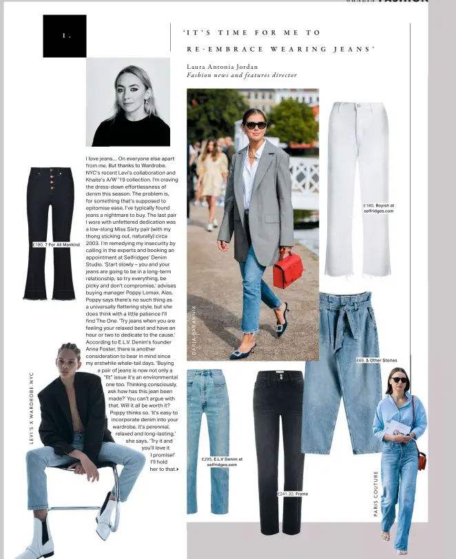 IT'S TIME FOR ME TO RE-EMBRACE JEANS' - PressReader
