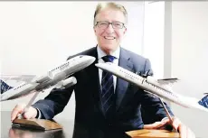  ?? VERONICA HENRI ?? Robert Deluce, Porter Airlines’ CEO and president, still holds out hope of flying jet planes out of Billy Bishop Toronto City Airport despite the federal government’s insistence three years ago that it would not reopen the tripartite agreement.