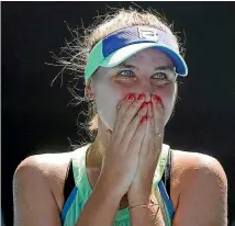  ?? AP ?? 14th seed Sofia Kenin (US) reached her first Grand Slam final with victory against home country favourite Ash Barty.