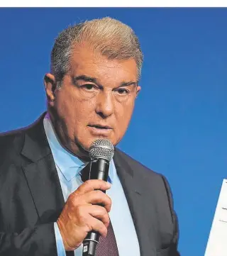  ?? // ABC ?? Laporta, el día de sus explicacio­nes por el caso Negreira