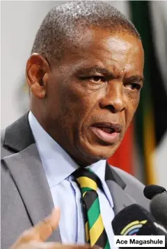  ??  ?? Ace Magashule