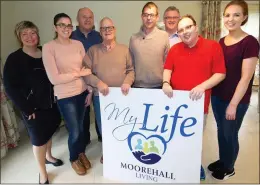  ??  ?? The My Life team and residents at the launch of the new service in one of the My Life houses in Ardee this week.