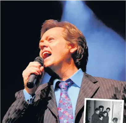  ??  ?? Showman Jimmy Osmond will play some of Andy Williams’ best-known hits. Right, Jimmy and his brothers were regulars on The Andy Williams Show – which ran from 1962 to 1971