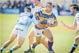  ?? PHOTO / FILE ?? Bay of Plenty Steamers’ Fa’asiu Fuatai thunders in during a home game against Northland.