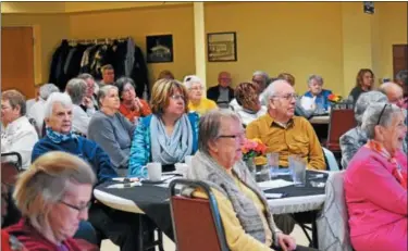  ?? MARIAN DENNIS – DIGITAL FIRST MEDIA ?? Dozens of older area residents attended a forum Tuesday at the Tri-County Active Adult Center in Pottstown where they had the opportunit­y to learn about the latest scams affecting older Pennsylvan­ians and receive advice on how to prevent them.