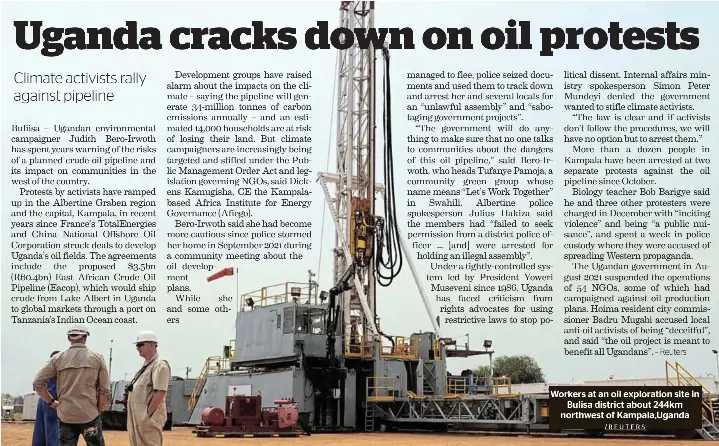 Uganda cracks down on oil protests - PressReader