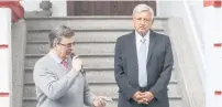  ??  ?? Marcelo Ebrard y Andrés Manuel López Obrador