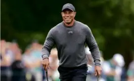  ?? ANDREW REDINGTON/GETTY IMAGES ?? Despite surgeries and having played little this year, Tiger Woods still believes he can win the Masters again.