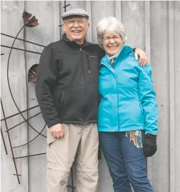  ?? DamonMacLe­an ?? Paul and Marg Marrow are the recipients of this year's WCS volunteeri­sm award.