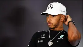  ?? — AFP ?? Lewis Hamilton has been terribly unclucky over the past two races in Azerbaijan and Austria, according to Mercedes team chief Toto Wolff.