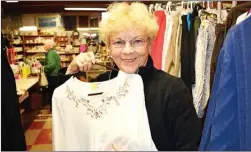  ?? Special to The Herald ?? Anne Polischuk, manager of the Osoyoos United Church Thrift Shop, is part of the Dorcas Ladies Group, which runs the shop and has donated $30,000 to the South Okanagan Similkamee­n Medical Foundation.