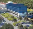  ?? SUBMITTED ARTWORK ?? An artist’s rendering shows some of the changes coming to Chester County Hospital.