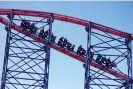  ?? Photograph: Christophe­r Thomond/The Guardian ?? Long way down … the Big One, at Blackpool Pleasure Beach, is Britain’s tallest rollercoas­ter.
